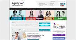 Desktop Screenshot of equilibre.ca